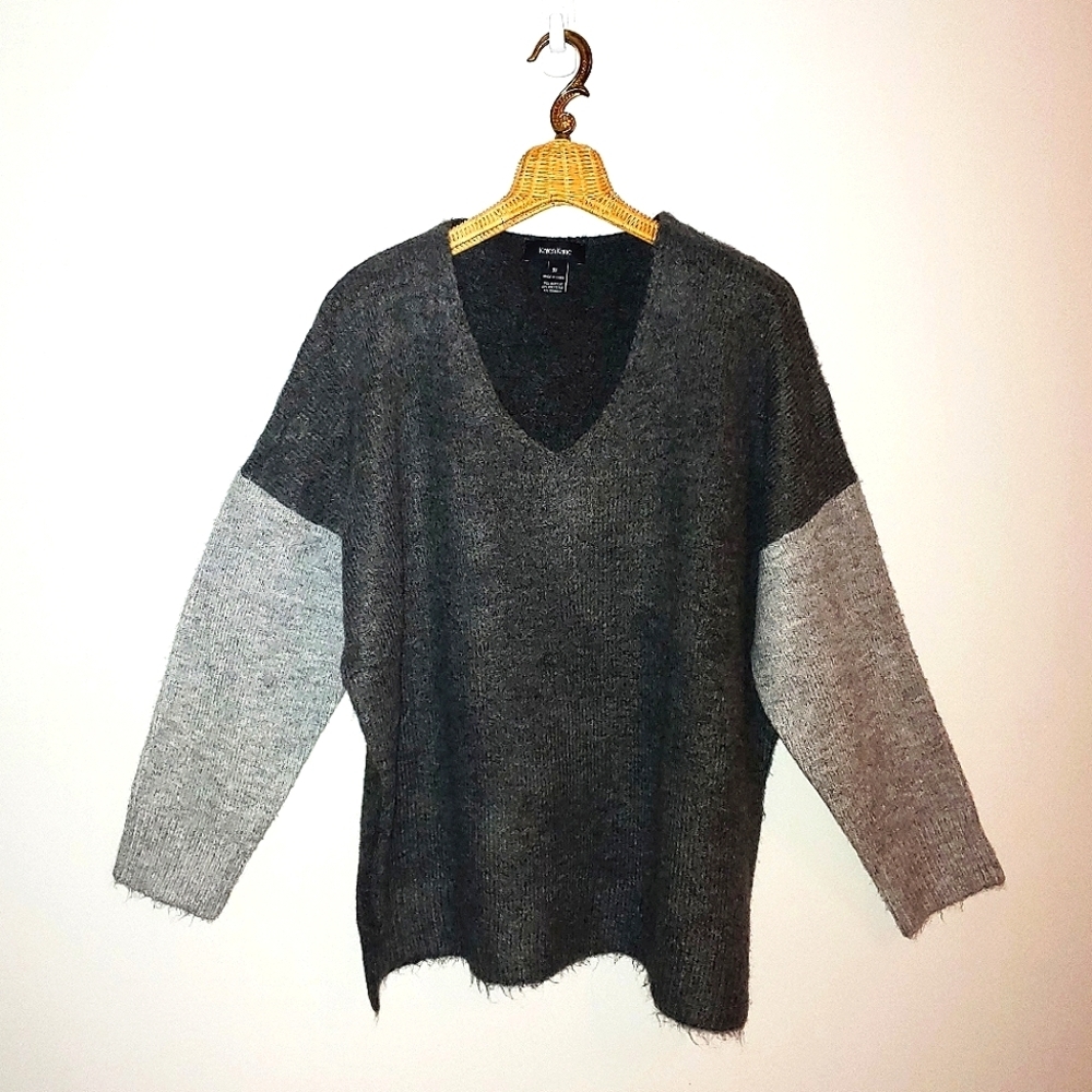 Karen Kane color block gray sweater 3X